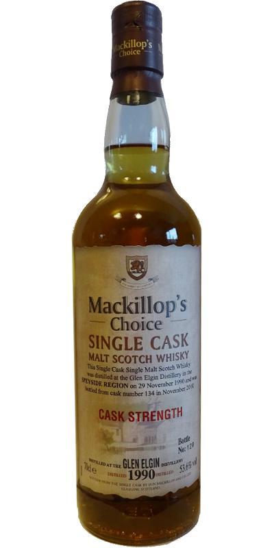 Glen Elgin 1990 McC  Single Cask - Cask Strength