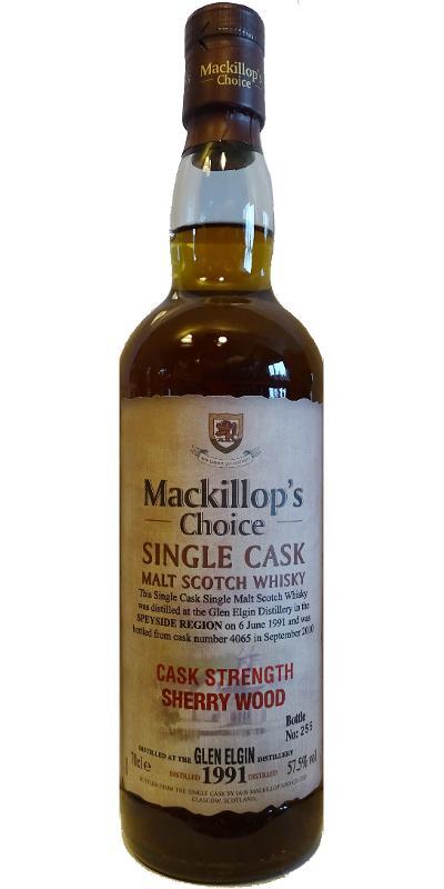 Glen Elgin 1991 McC  Single Cask