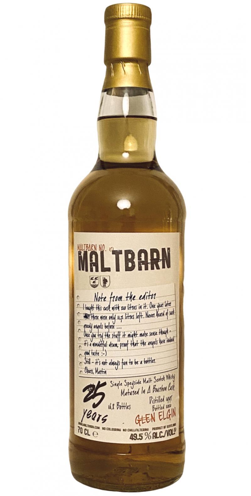 Glen Elgin 1995 MBa  No. 151