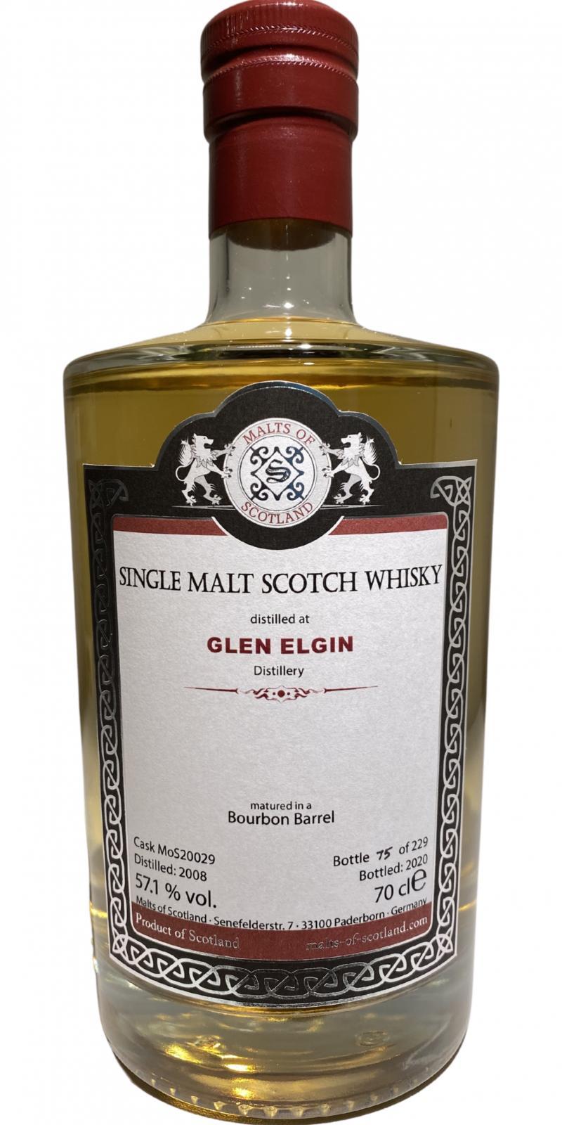Glen Elgin 2008 MoS