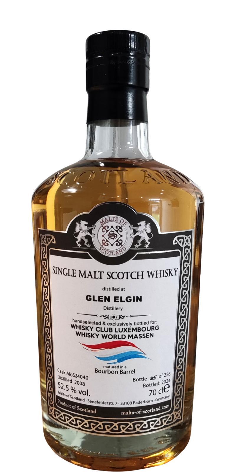 Glen Elgin 2008 MoS