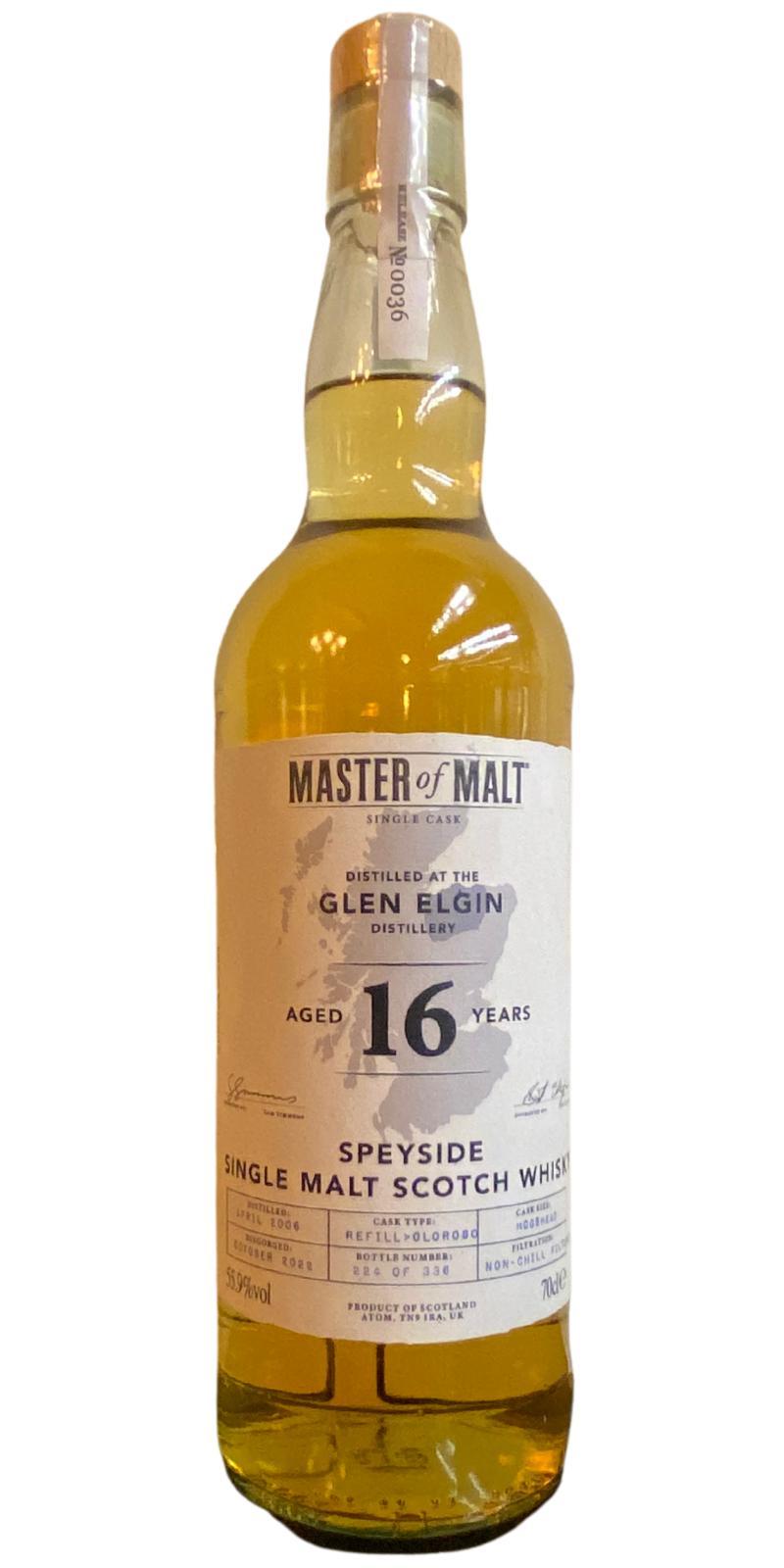 Glen Elgin 2006 MoM  Single Cask Series