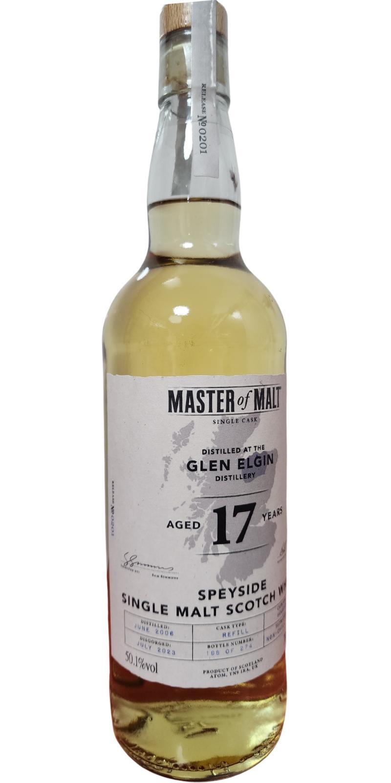 Glen Elgin 2006 MoM  Single Cask