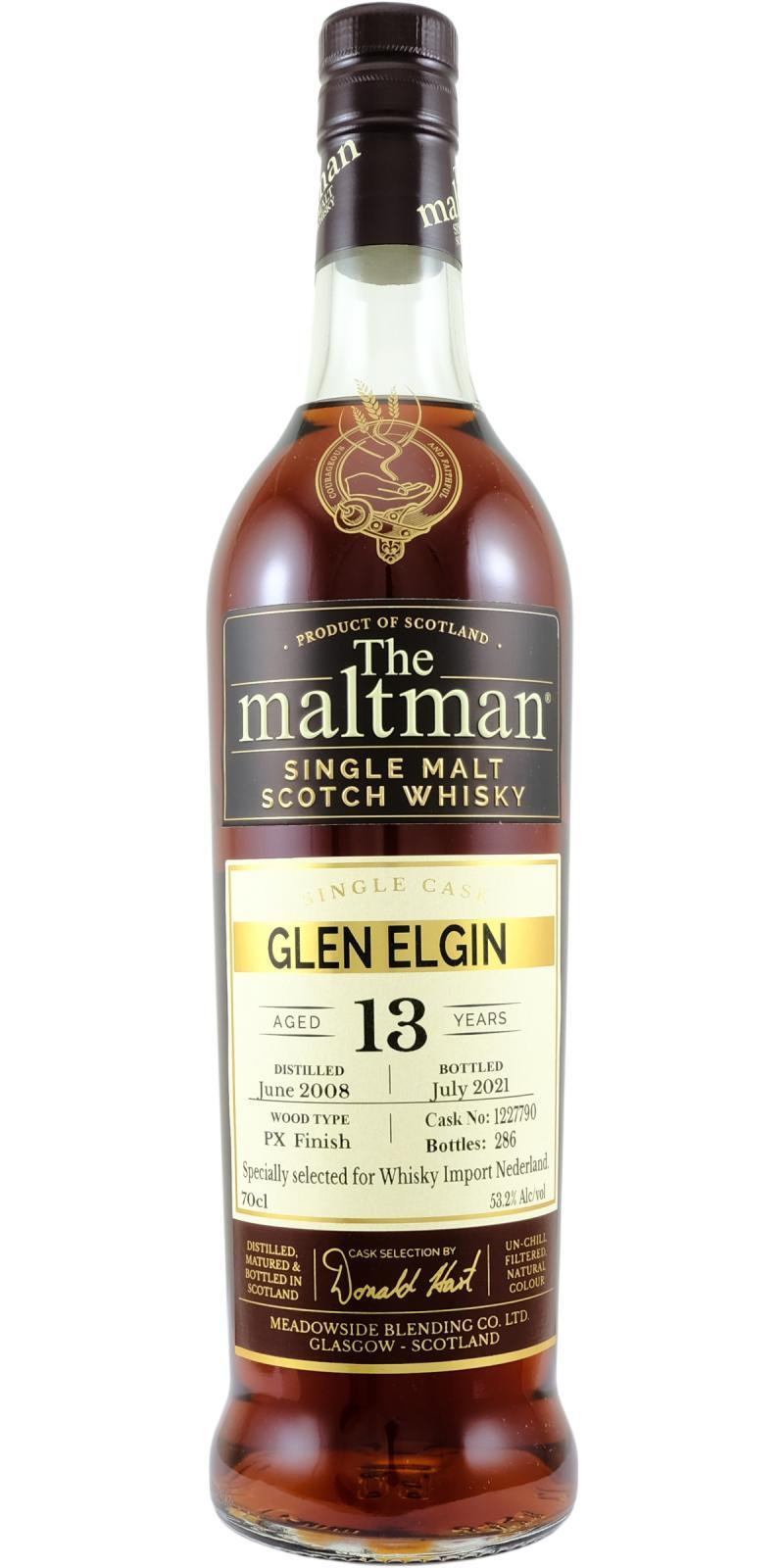 Glen Elgin 2008 MBl  The Maltman