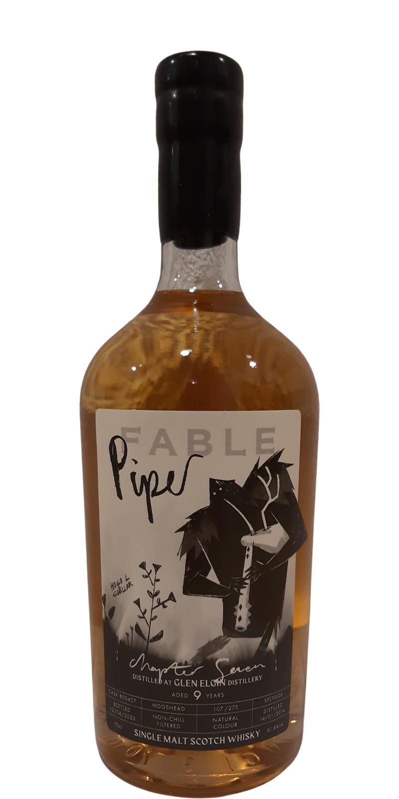 Glen Elgin 2014 PSL  Fable Whisky - Chapter Seven