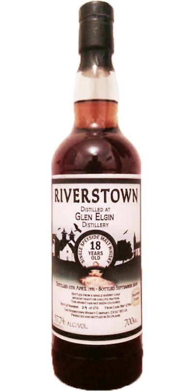 Glen Elgin 1991 RT  Single Cask