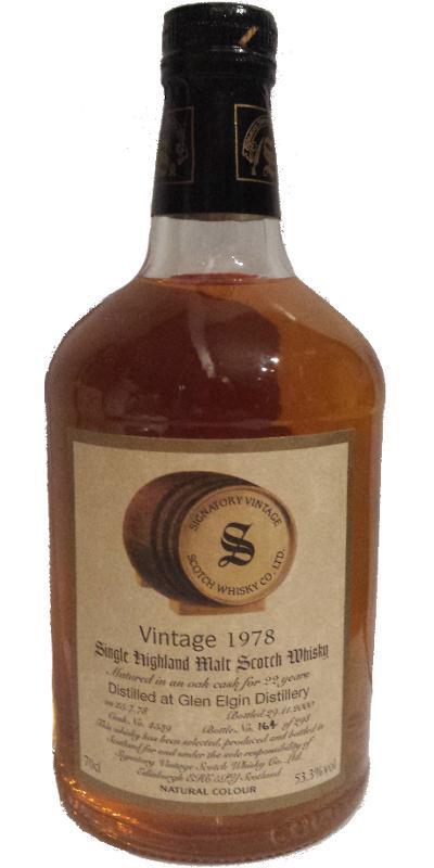 Glen Elgin 1978 SV  Vintage Collection - Dumpy