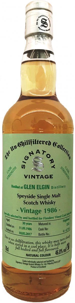 Glen Elgin 1986 SV  The Un-Chillfiltered Collection - Cask Strength