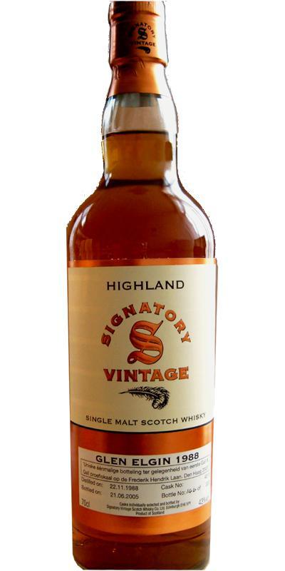 Glen Elgin 1988 SV  Vintage Collection