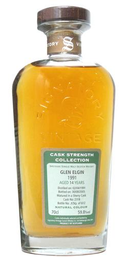 Glen Elgin 1991 SV  Cask Strength Collection