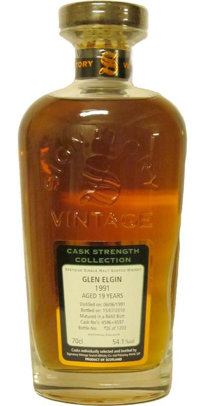 Glen Elgin 1991 SV  Cask Strength Collection