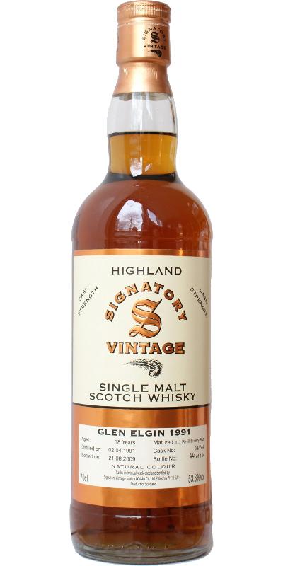 Glen Elgin 1991 SV  Vintage Collection - Cask Strength