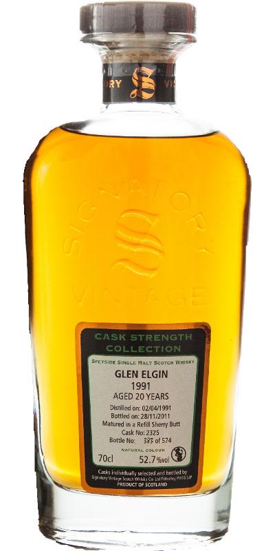 Glen Elgin 1991 SV  Cask Strength Collection