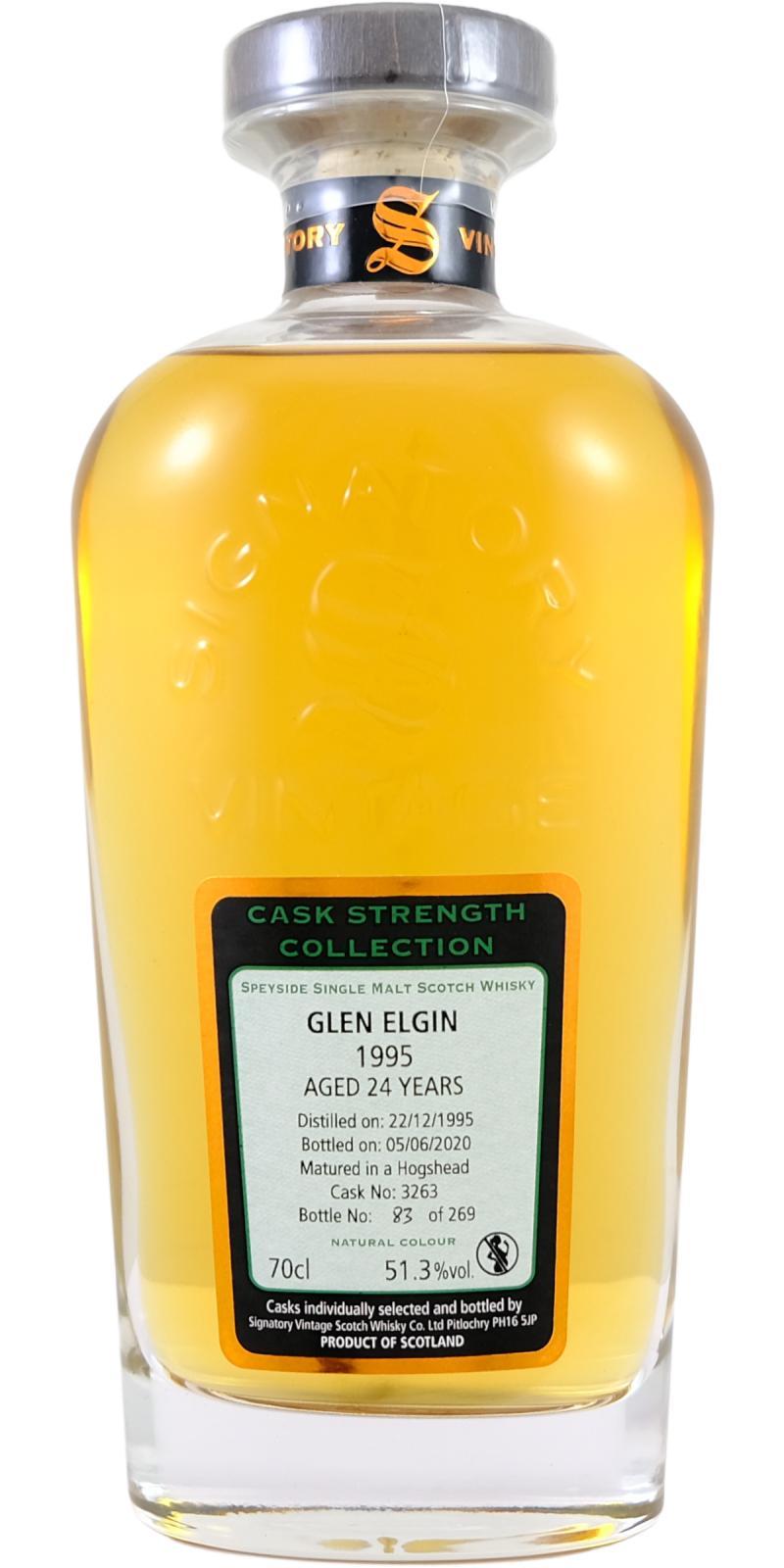 Glen Elgin 1995 SV  Cask Strength Collection