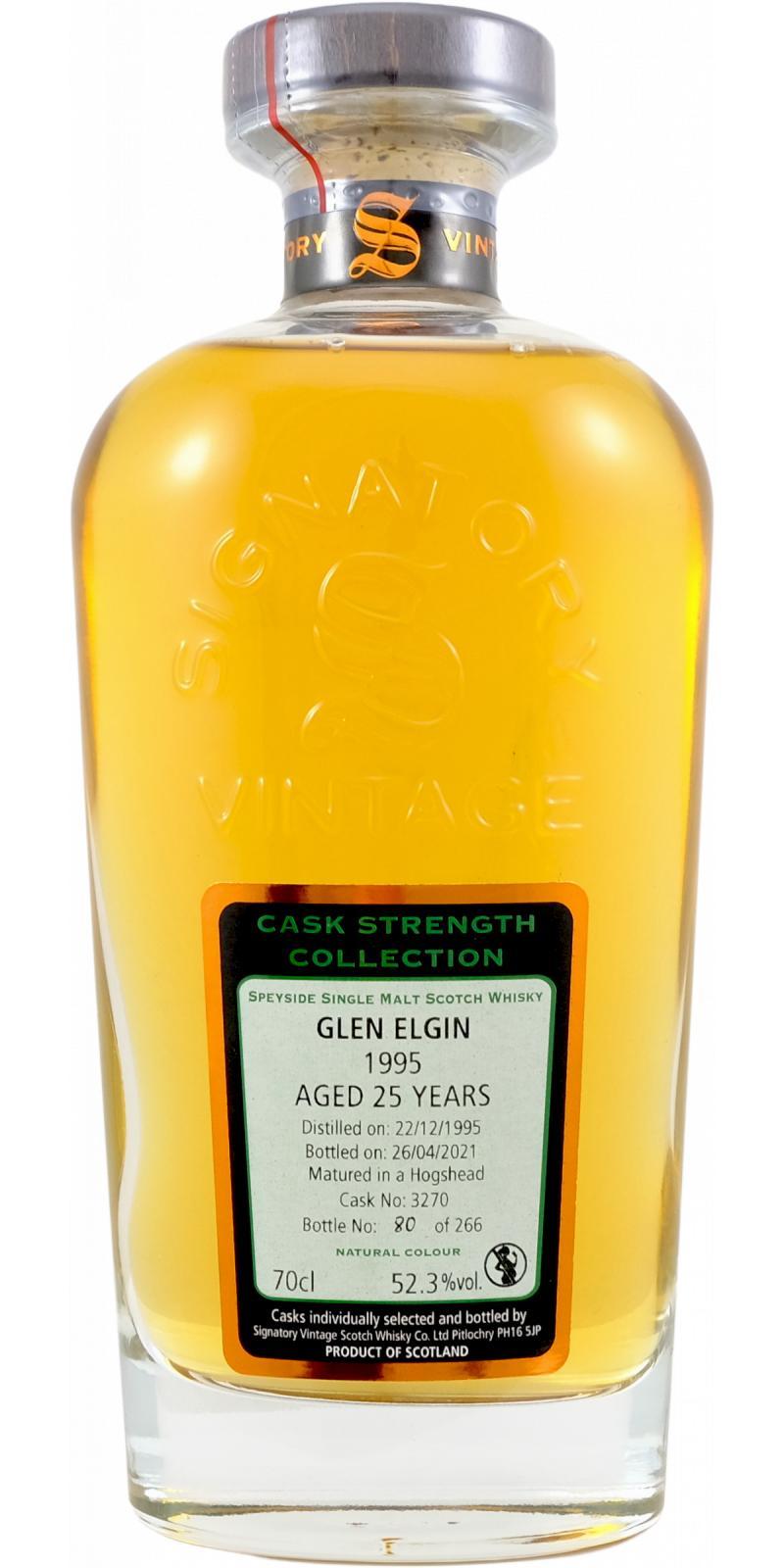 Glen Elgin 1995 SV  Cask Strength Collection