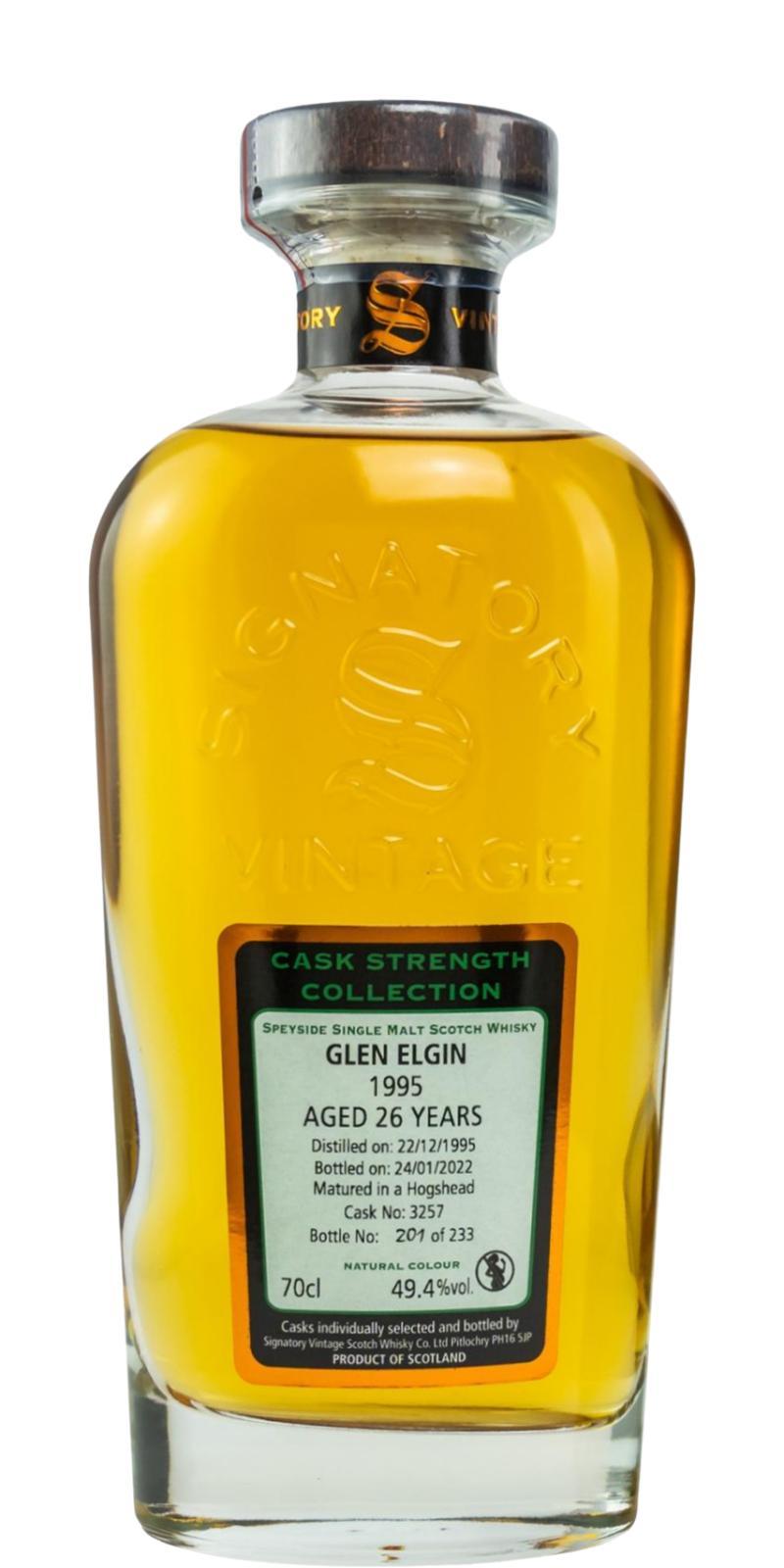Glen Elgin 1995 SV  Cask Strength Collection
