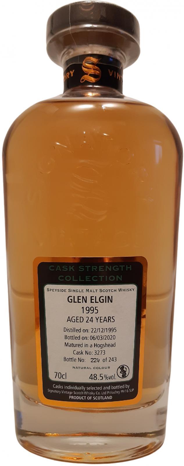 Glen Elgin 1995 SV  Cask Strength Collection