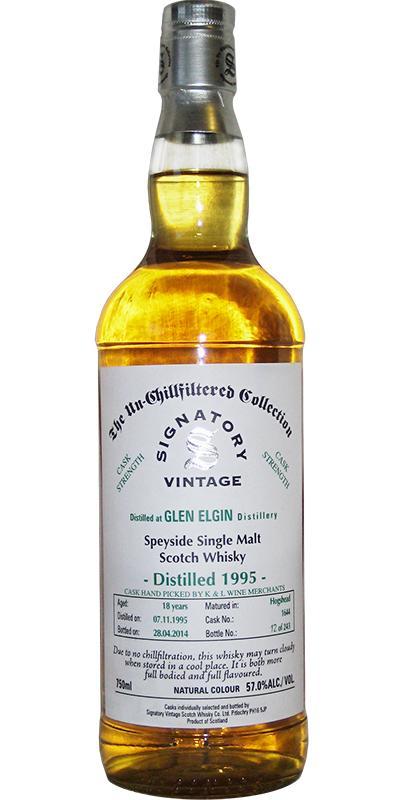 Glen Elgin 1995 SV  The Un-Chillfiltered Collection - Cask Strength