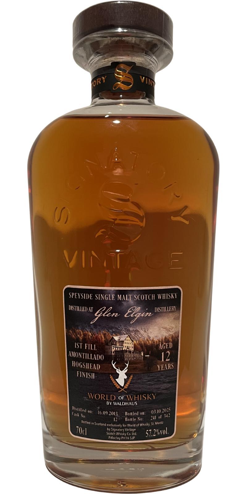 Glen Elgin 2013 SV  World of Whisky