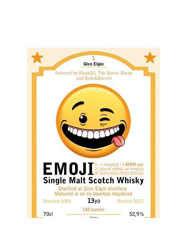 Glen Elgin 2009 TBBr  Emojis