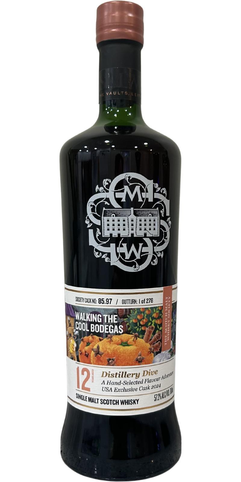 Glen Elgin 12-year-old SMWS 85.97  Walking the cool bodegas