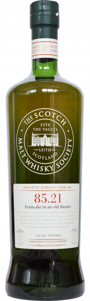 Glen Elgin 1999 SMWS 85.21  Fruitcake in an old theatre