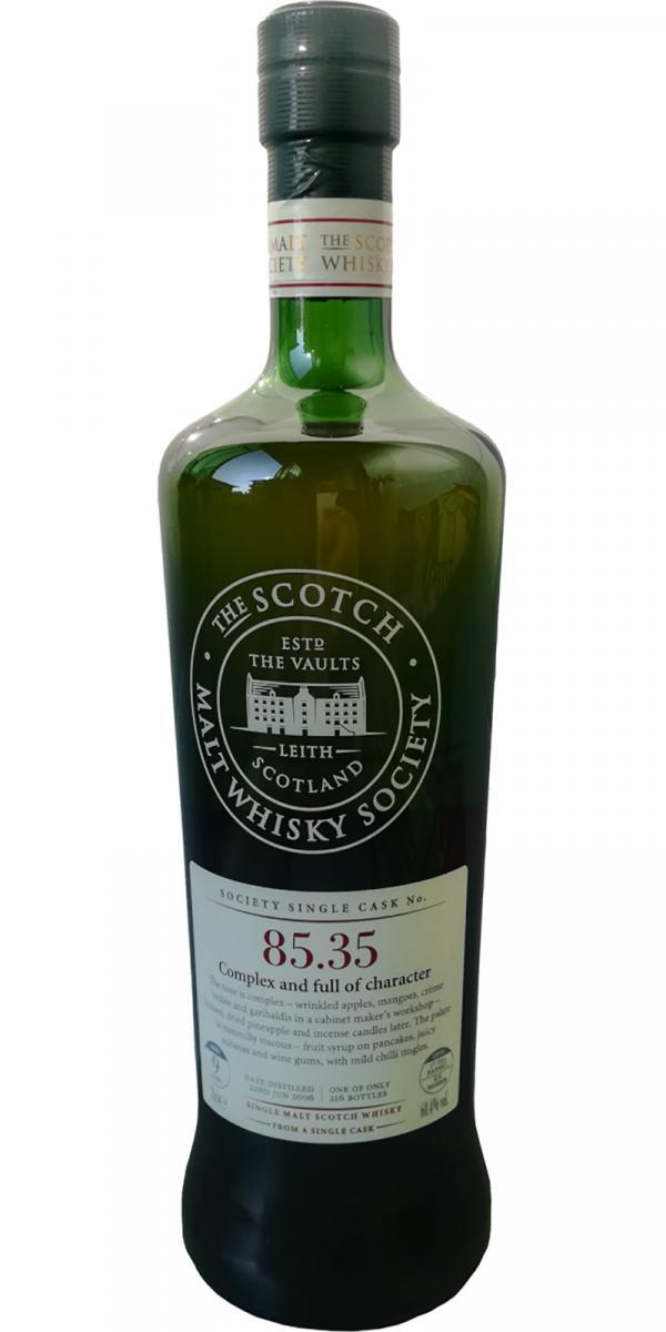 Glen Elgin 2006 SMWS 85.35  Complex and full of character