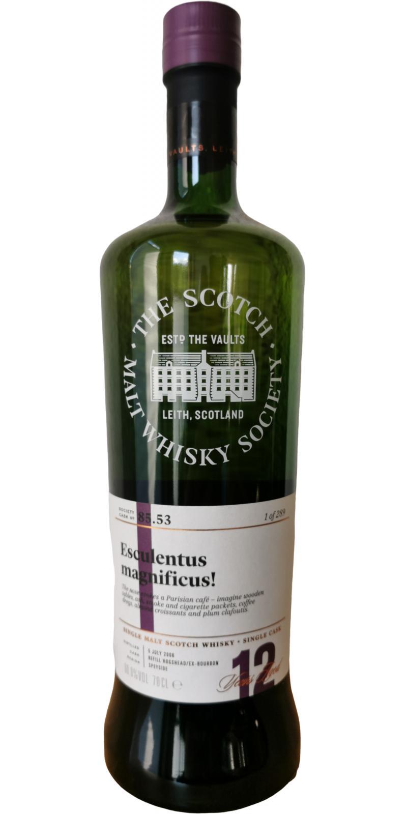 Glen Elgin 2006 SMWS 85.53  Esculentus magnificus!