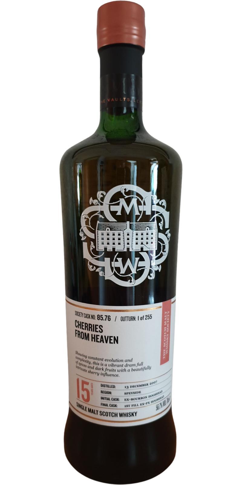 Glen Elgin 2007 SMWS 85.76  Cherries from heaven