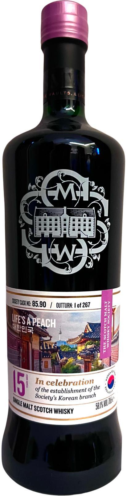 Glen Elgin 2007 SMWS 85.90  Life's a peach