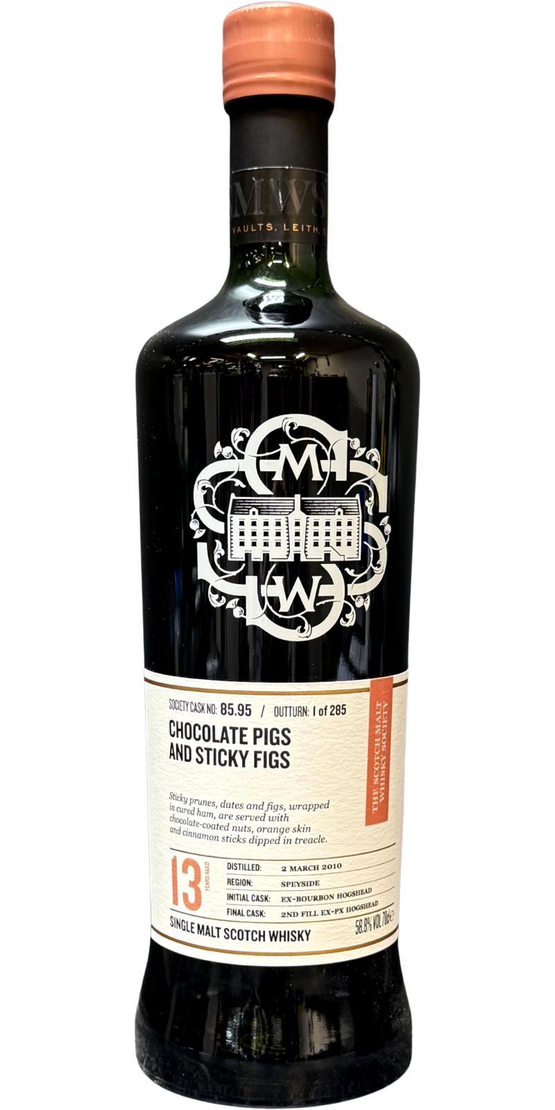 Glen Elgin 2010 SMWS 85.95  Chocolate pigs and sticky figs