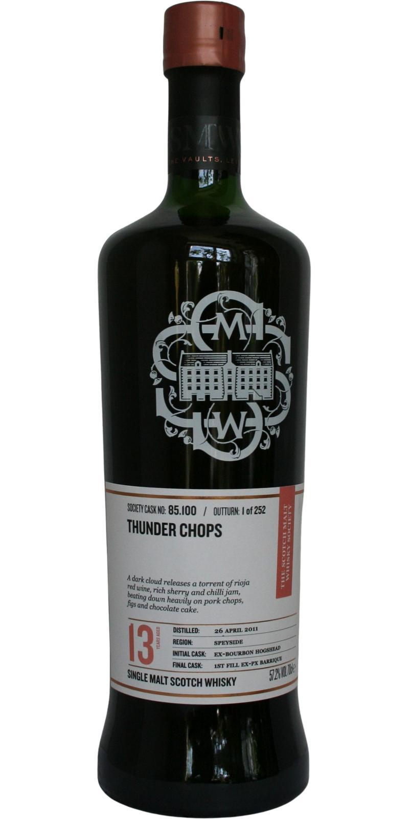 Glen Elgin 2011 SMWS 85.100  Thunder Chops