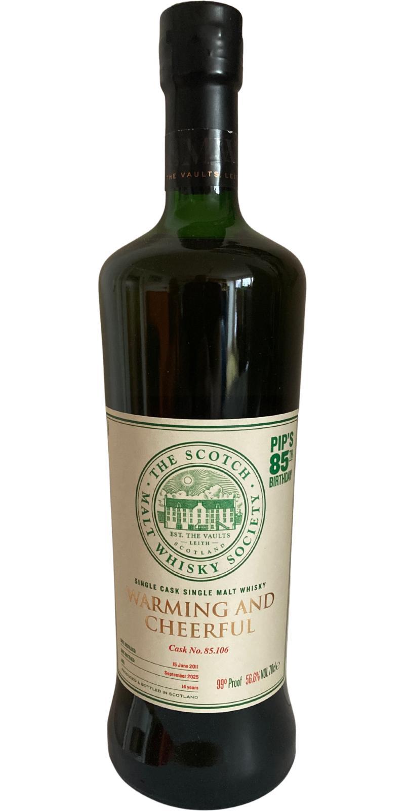 Glen Elgin 2011 SMWS 85.106  Warming and cheerful