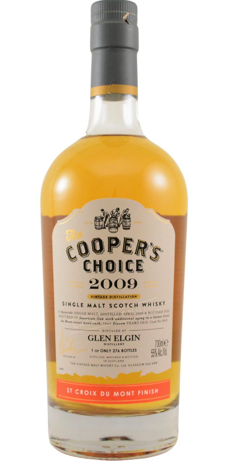 Glen Elgin 2009 VM  The Cooper's Choice