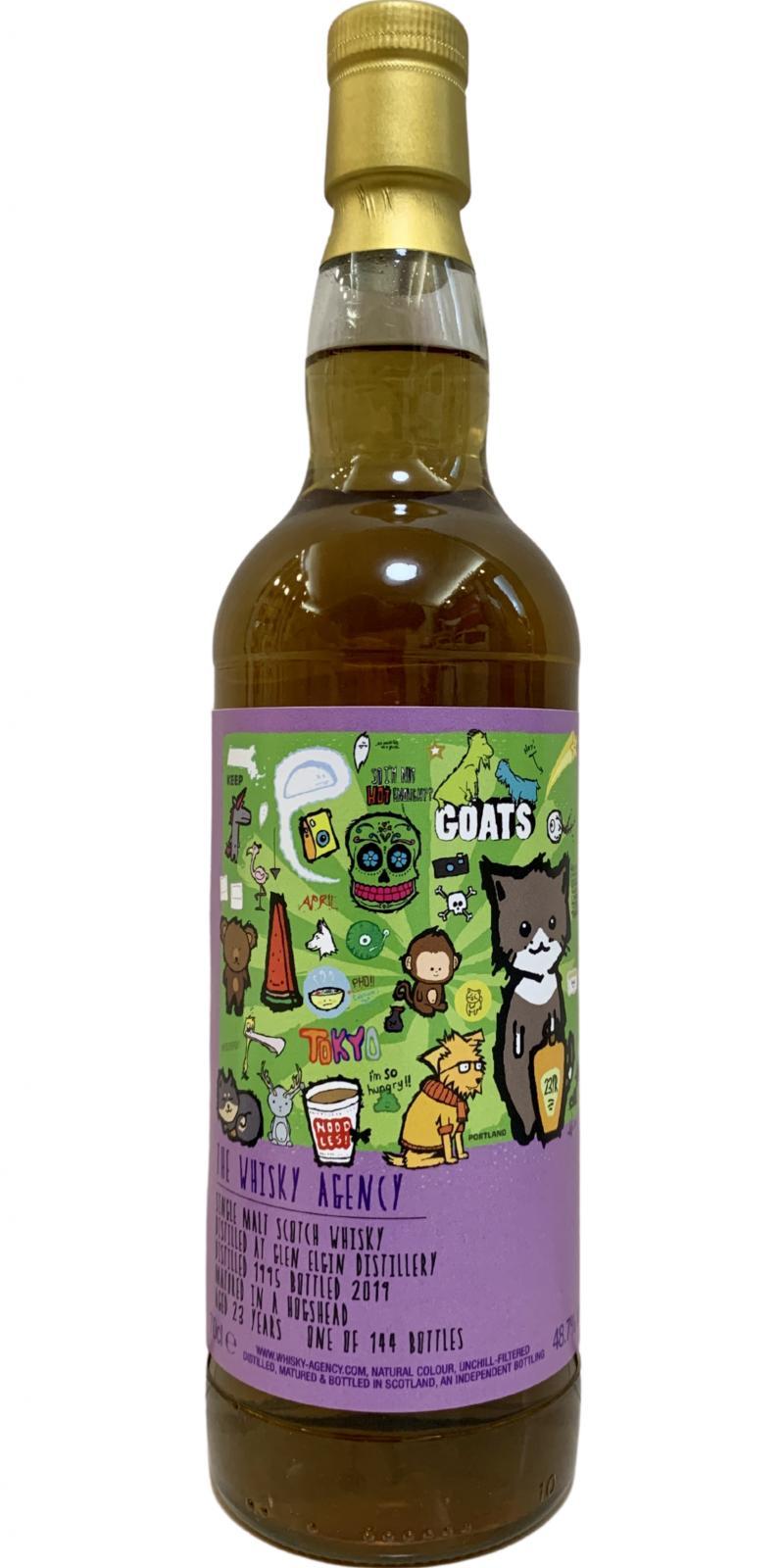 Glen Elgin 1995 TWA  Cartoons Label