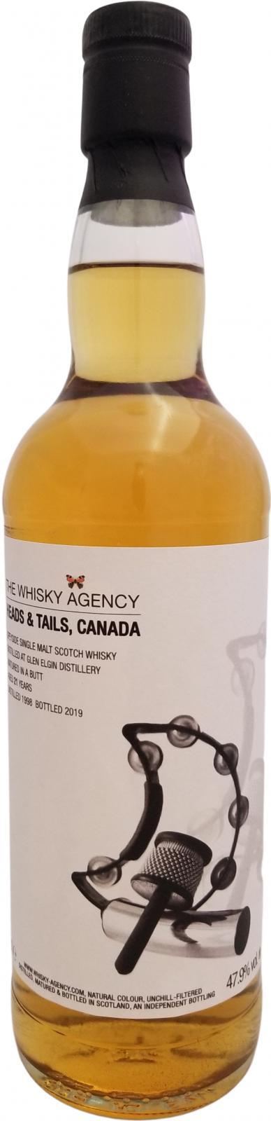 Glen Elgin 1998 TWA  Heads & Tails, Canada