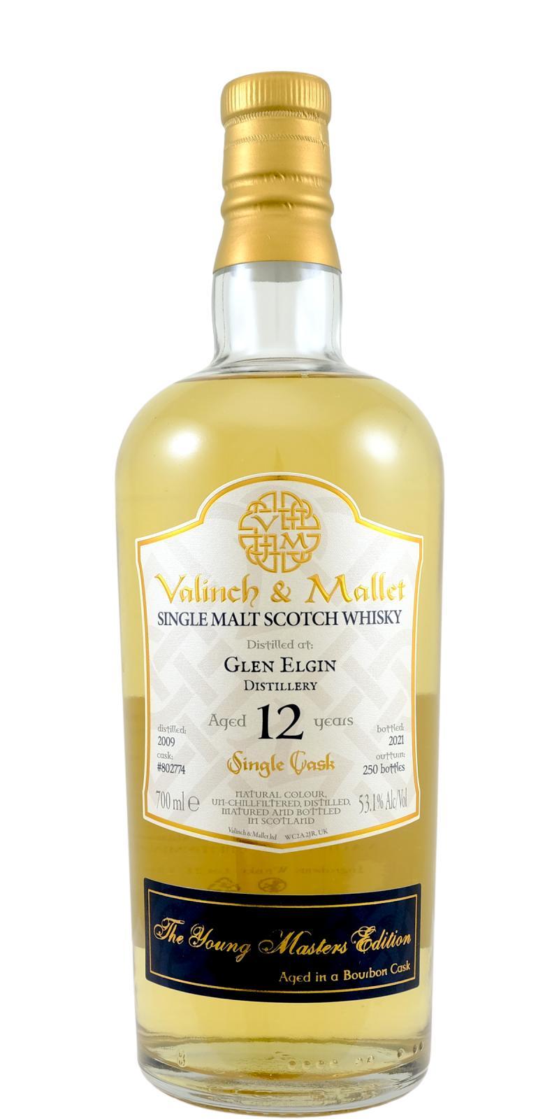 Glen Elgin 2009 V&M  The Young Masters Edition