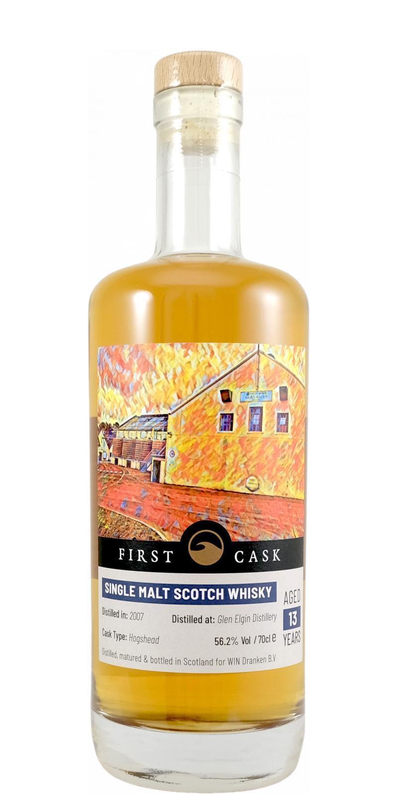 Glen Elgin 2007 WIN  First Cask
