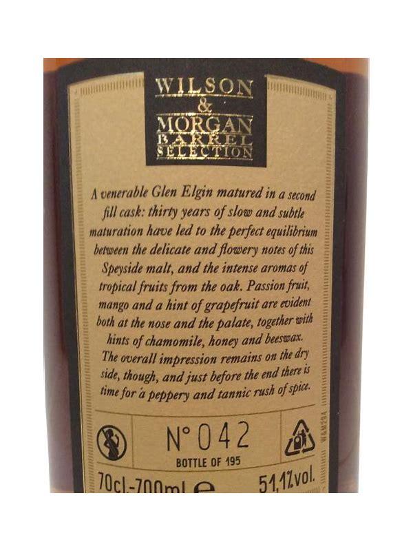 Glen Elgin 1988 WM  Barrel Selection