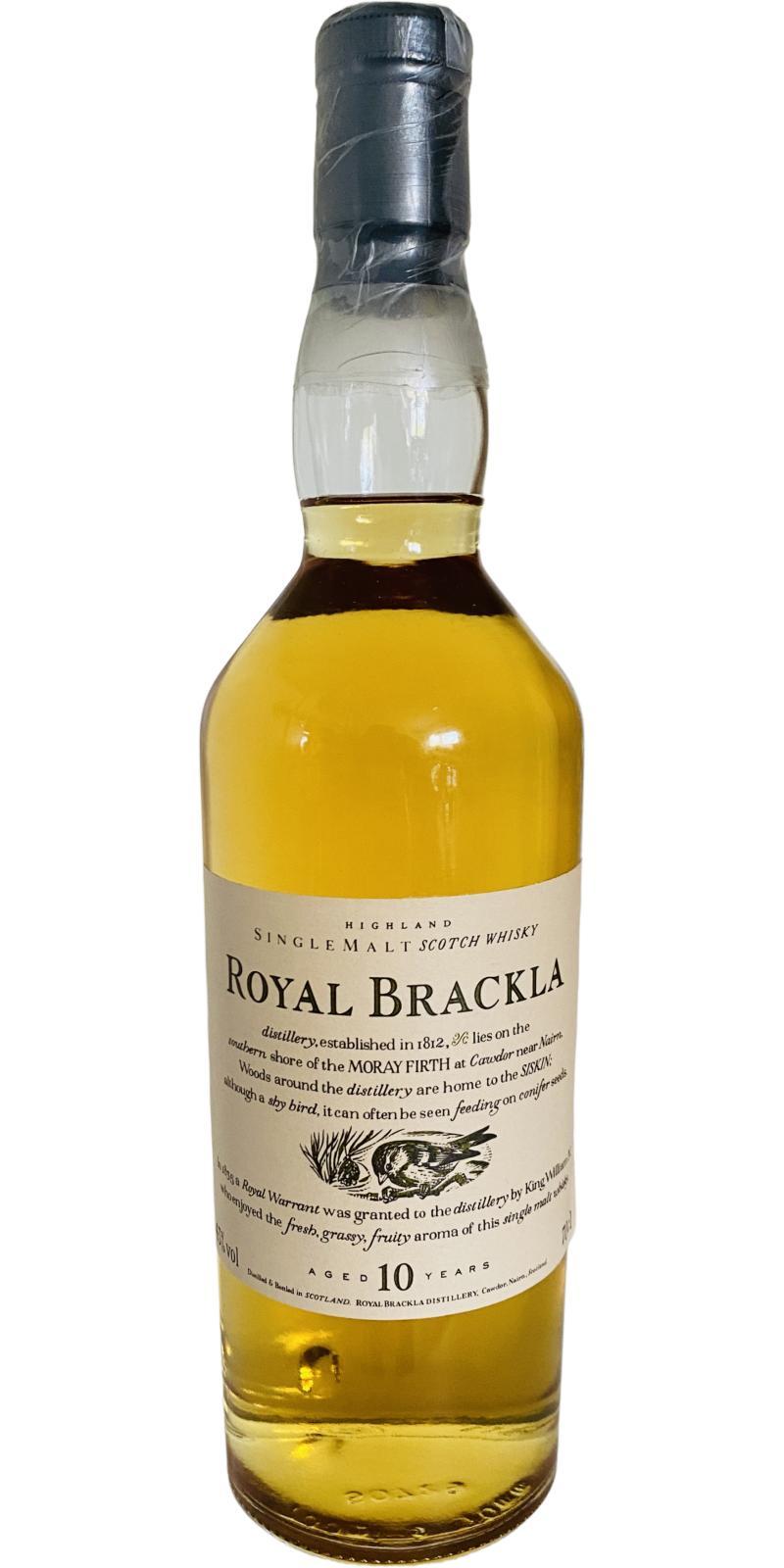 Royal Brackla 10-year-old  Flora & Fauna - Black Cap - Wooden Box