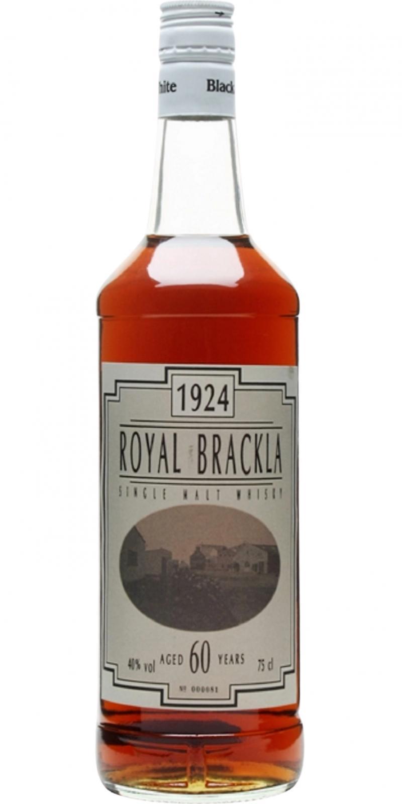 Royal Brackla 1924  Celebration re-opening of the distillery 1991