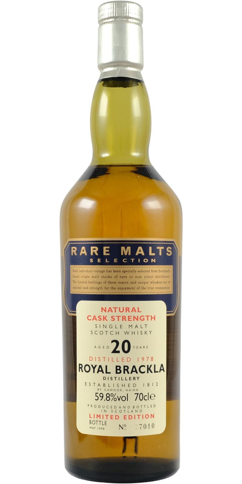 Royal Brackla 1978  Rare Malts Selection