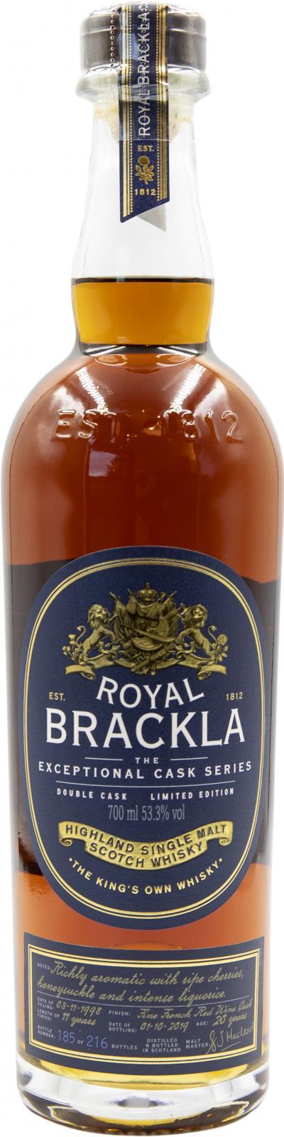 Royal Brackla 1998  The Exceptional Cask Series