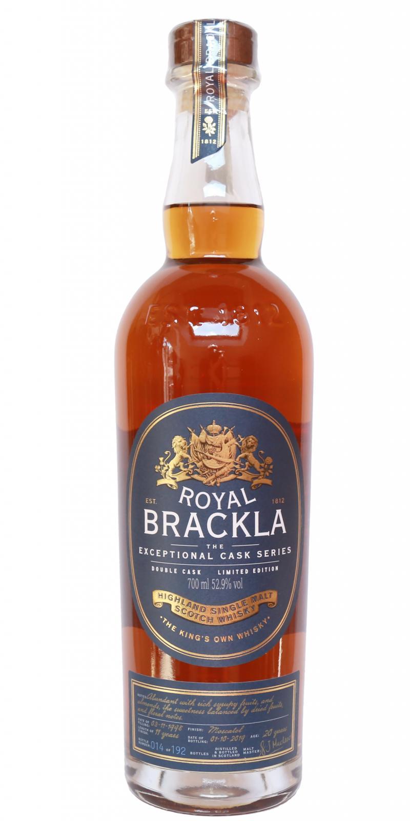 Royal Brackla 1998  The Exceptional Cask Series