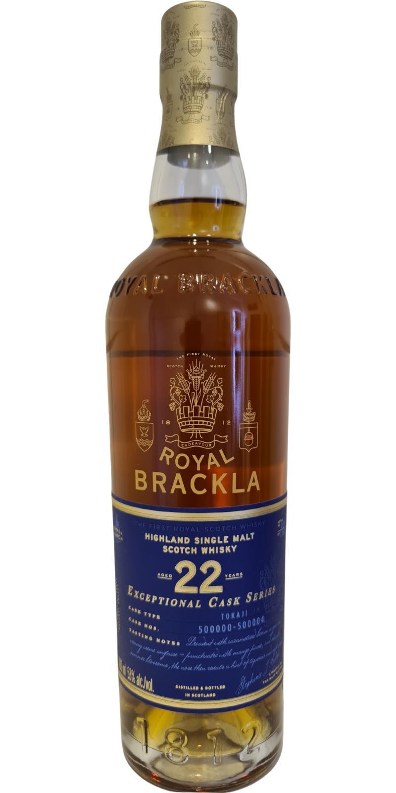 Royal Brackla 22-year-old  Exceptional Cask Series