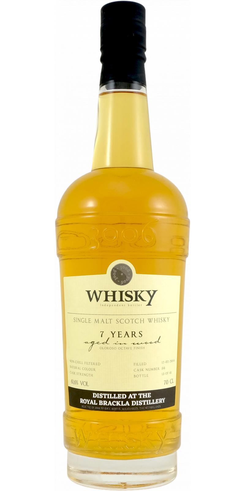 Royal Brackla 2014 3W  Aged in Wood