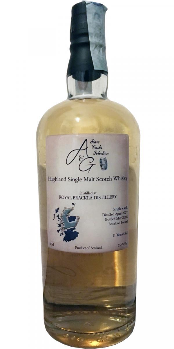 Royal Brackla 2007 A&G  Rare Casks