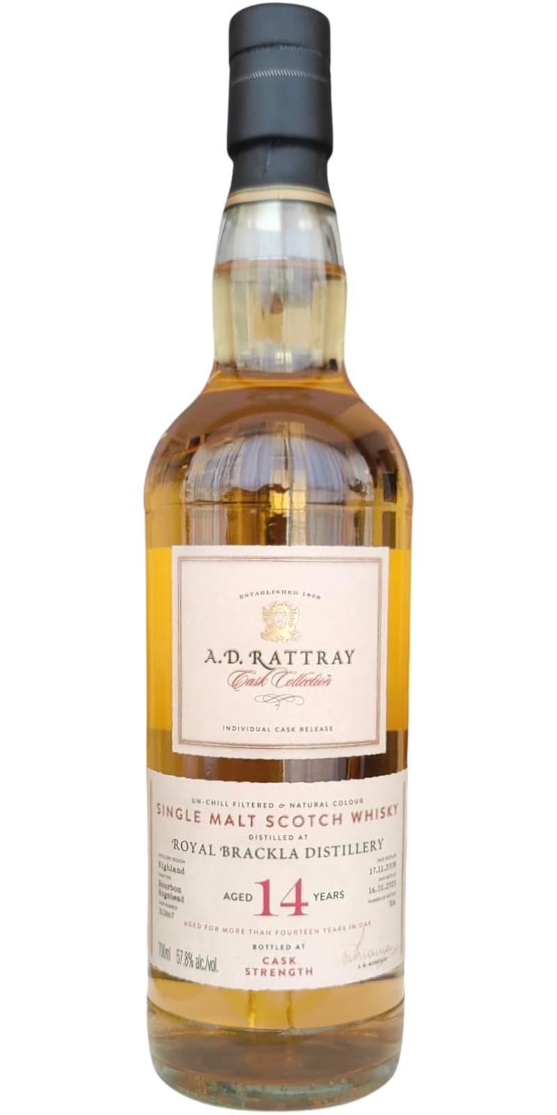 Royal Brackla 2008 DR  Individual Cask Release