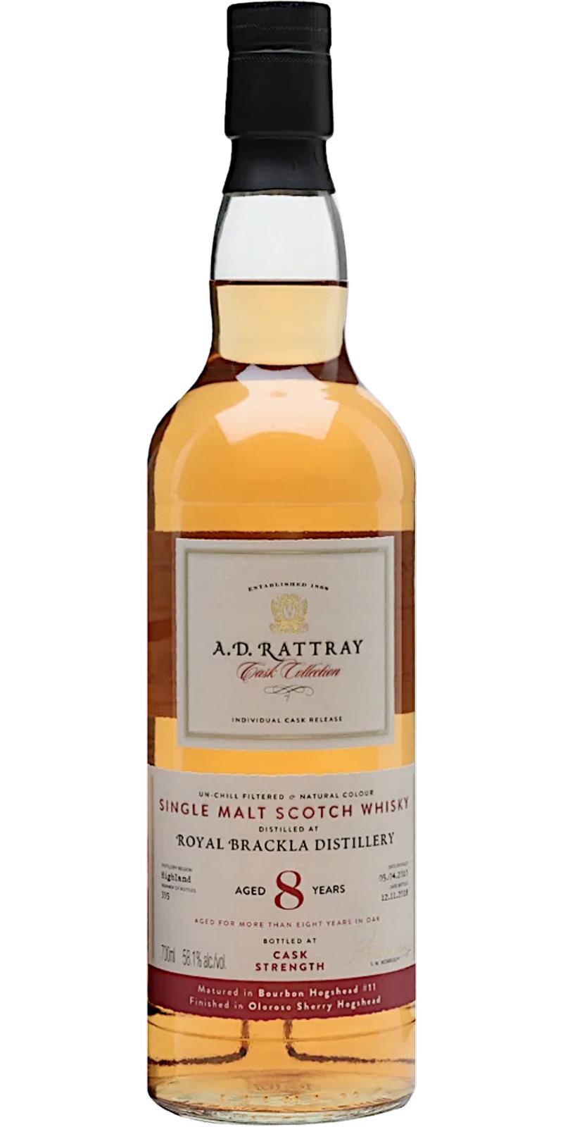 Royal Brackla 2010 DR  Individual Cask Release