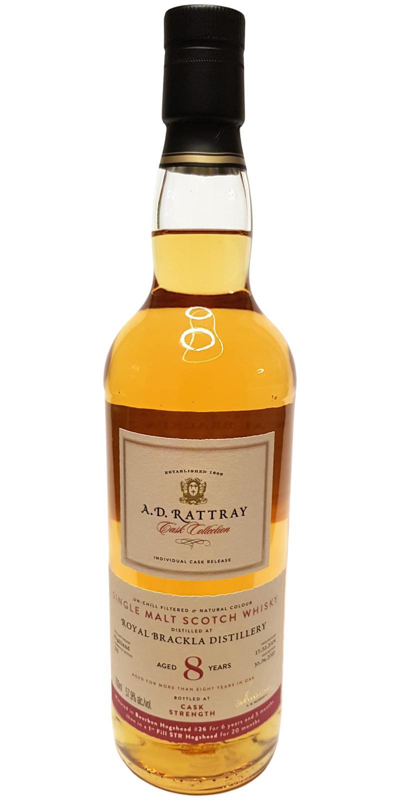 Royal Brackla 2014 DR  Individual Cask Release